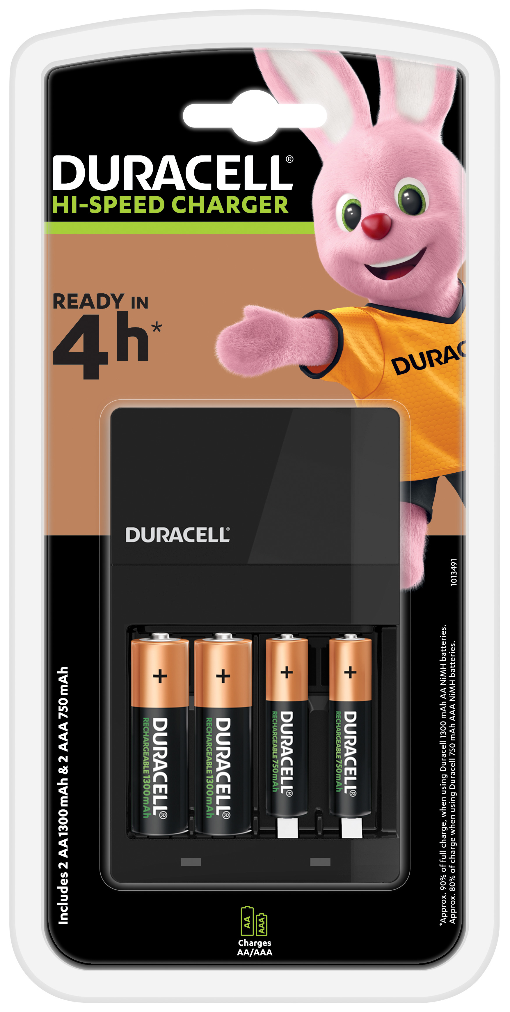 Duracell Batterie Ladegerät CEF14 AA/AAA