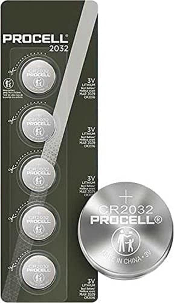 Duracell Procell 2032 Pile Bouton Lithium 3V Pack de 5 CR2032