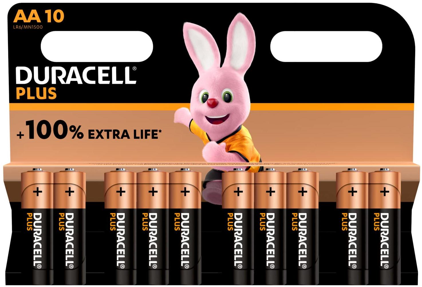 Duracell Plus Batterie AA Mignon 1