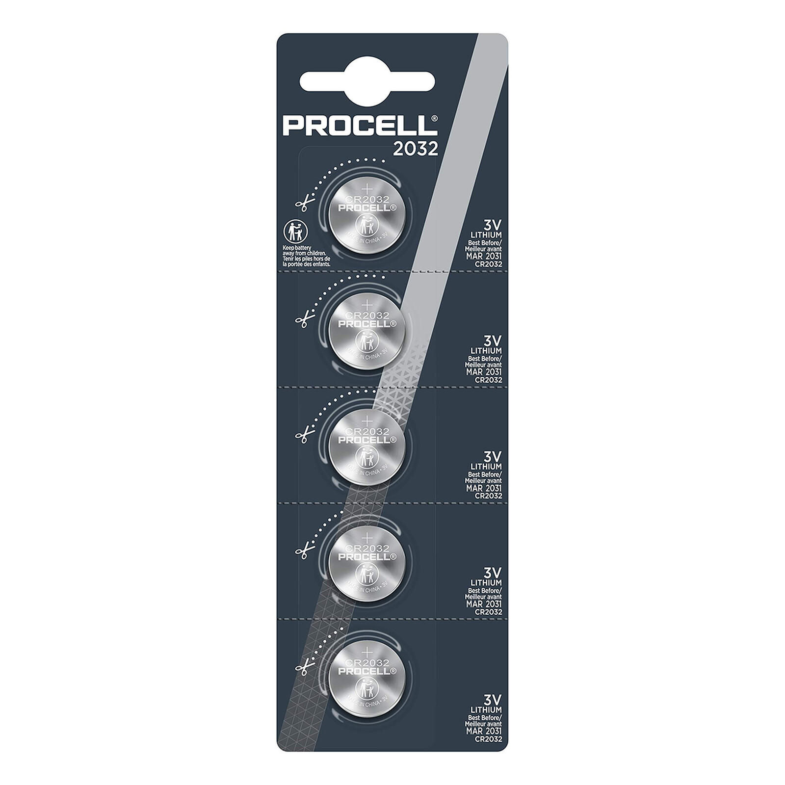 Duracell CR 2032 Lithium-Knopfzelle 3V