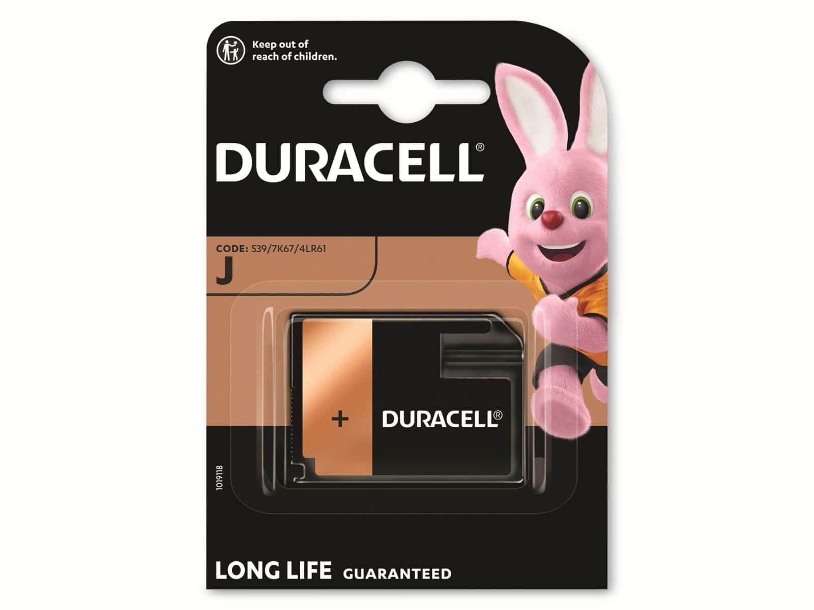 Duracell Modèle du produit : Duracell J 6V