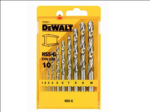DeWalt HSS-G MetallForet Set 10 pièces
