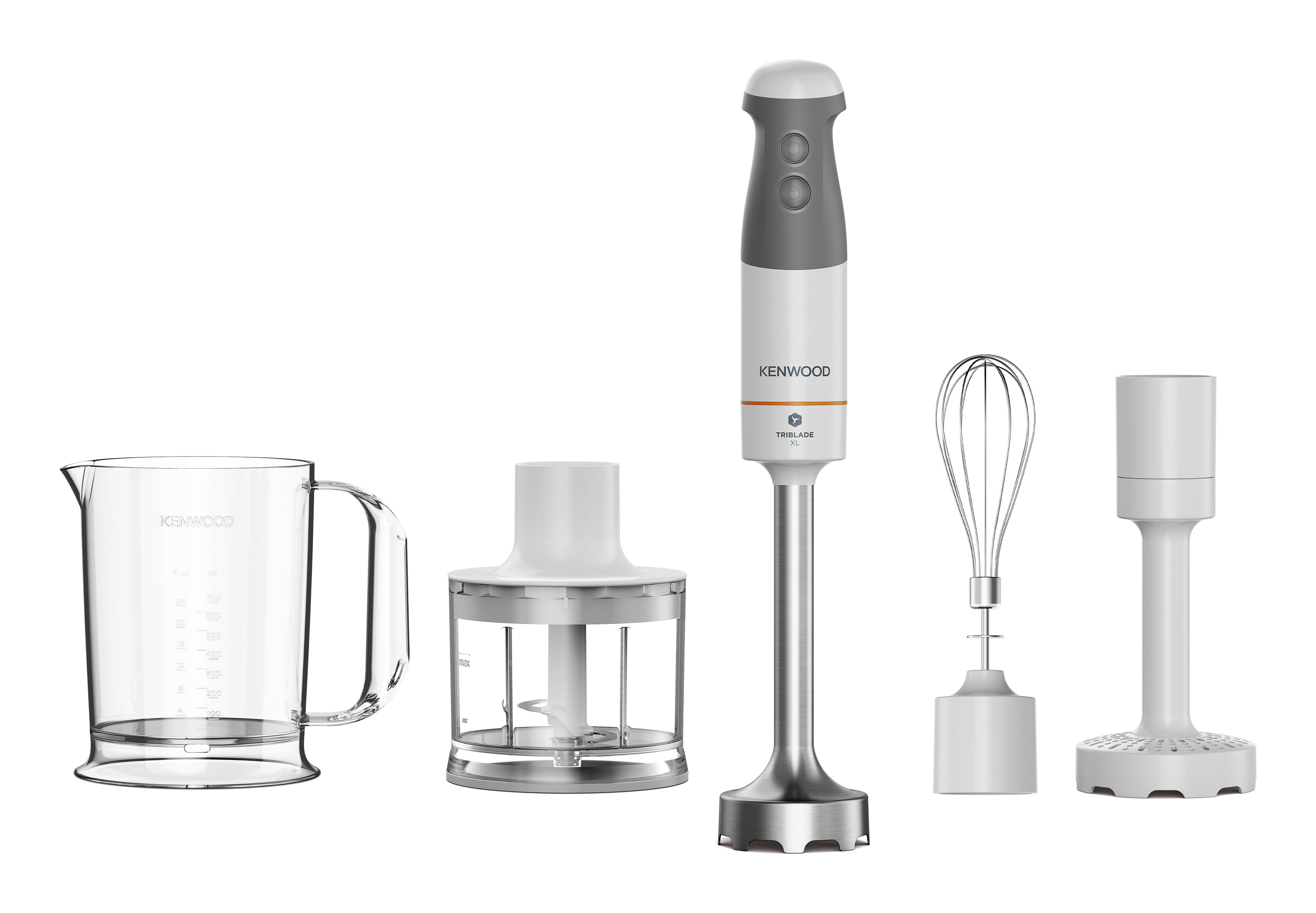 Kenwood 850W 2 SNELH METALEN VOET GARDE PUREESTAMPER 0 5L HAKMOLEN
