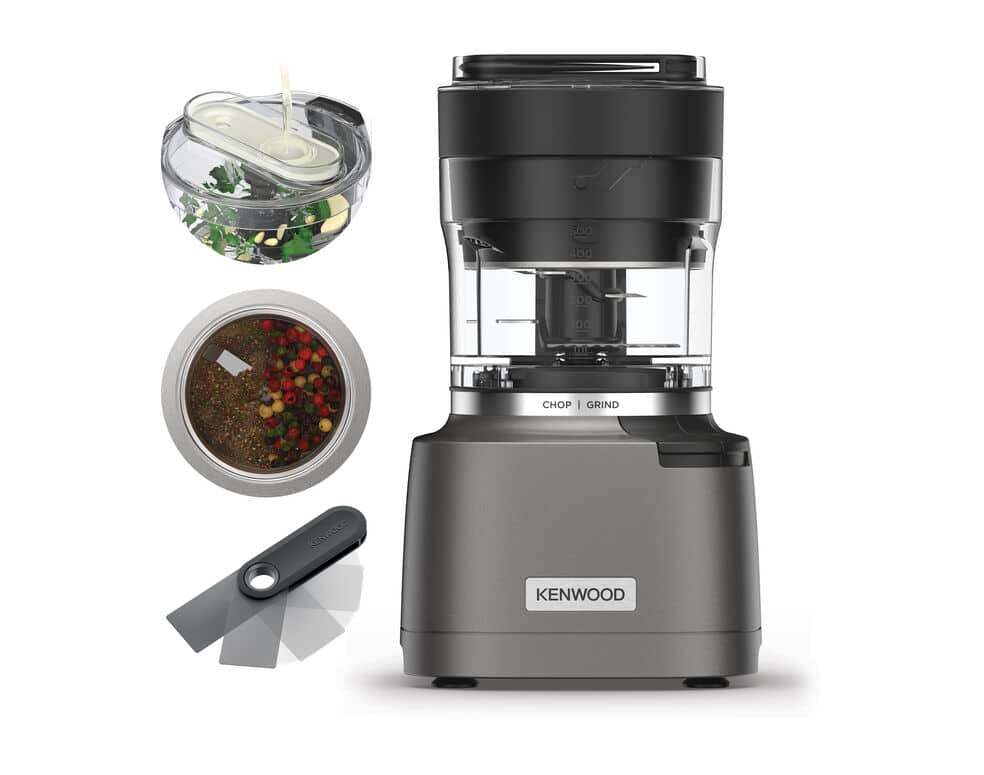 Kenwood DuoPrep 2-in-1 Zerkleinerer / Mühle (silber/transparent
