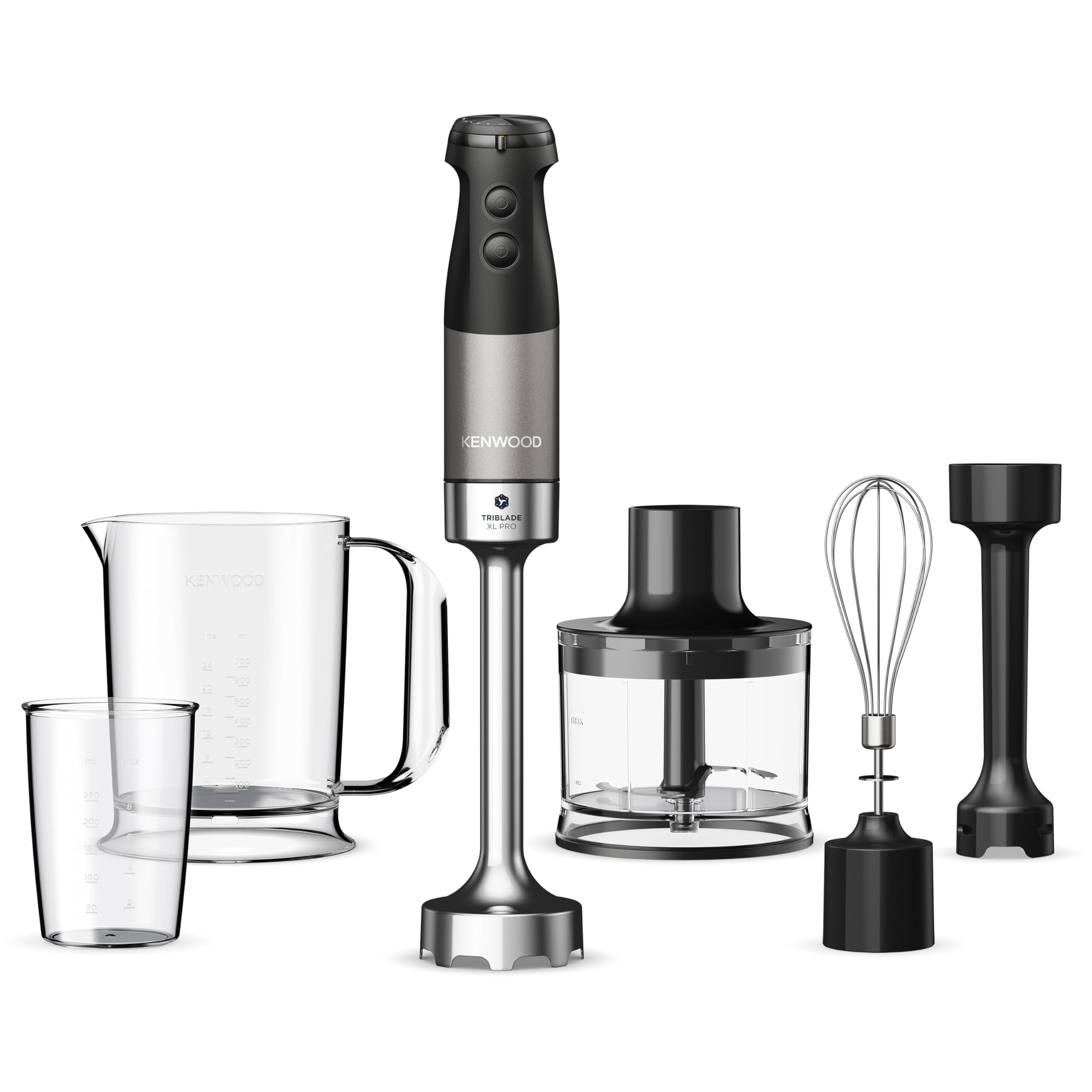 Kenwood Triblade XL Pro Stabmixer HBM80.322BK (schwarz/anthrazit