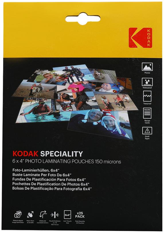 KODAK Pochette de plastification pour photo 6x4'' x 25
