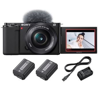 SONY PACK ZV-E10 + E 16-50mm f/3,5-5,6 OSS + 2ème BATTERIE + CHARGEUR