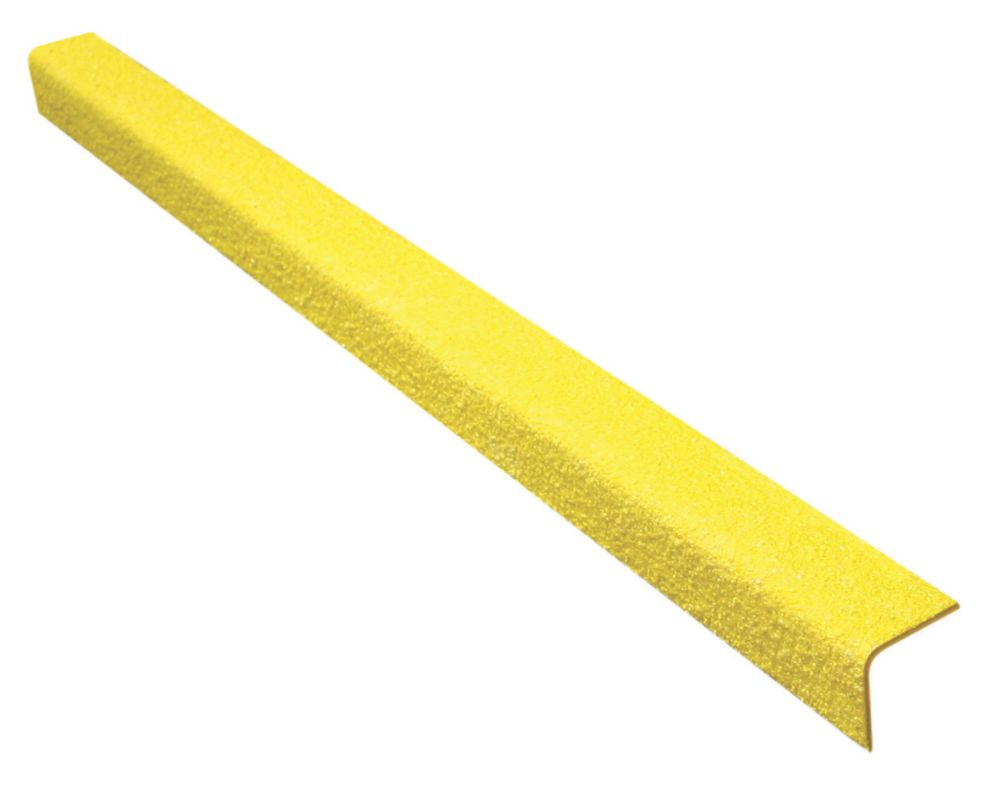 COBA europe Nez de marche GRP antidérapant jaune 1 000 x 55 x 55mm