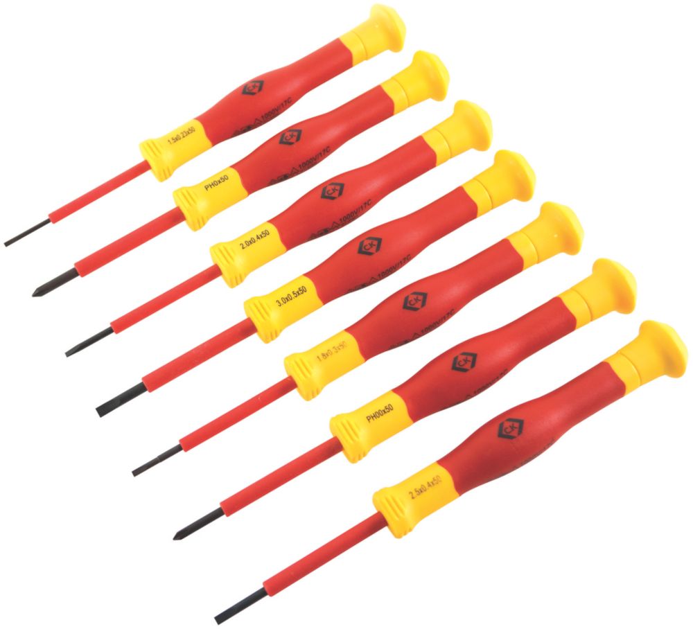 C.K Ensemble de 7 tournevis de précision VDE assortis