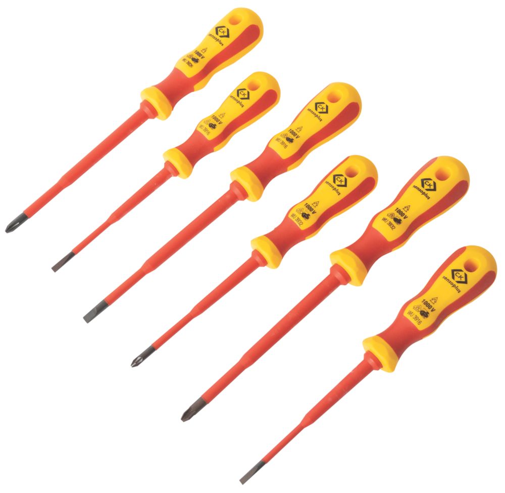 C.K Assortiment de 6 tournevis VDE