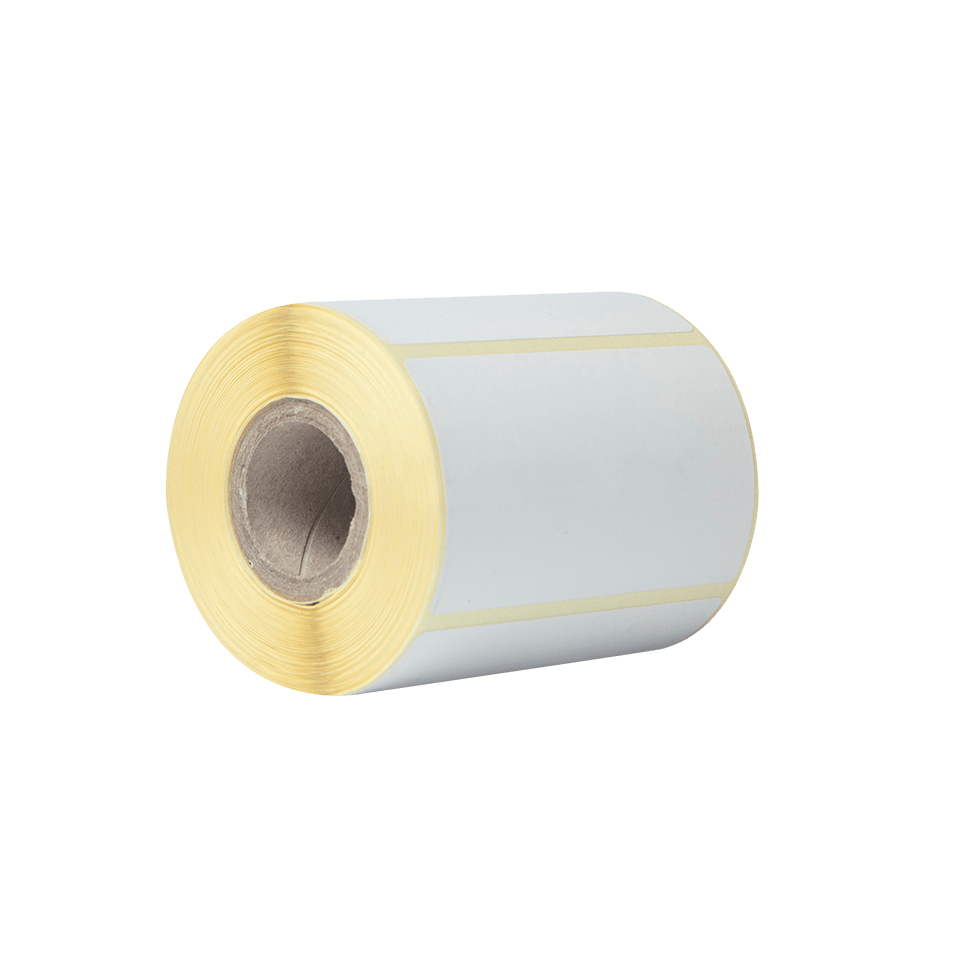BROTHER Direct thermal label roll 76X44mm 400 labels/roll 8 rolls/carton