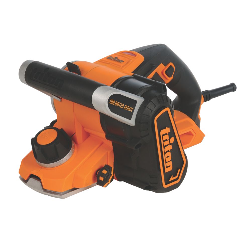 Triton Electical Rabot électrique à feuillure illimitée filaire 82 mm 240V Triton TRPUL 750W