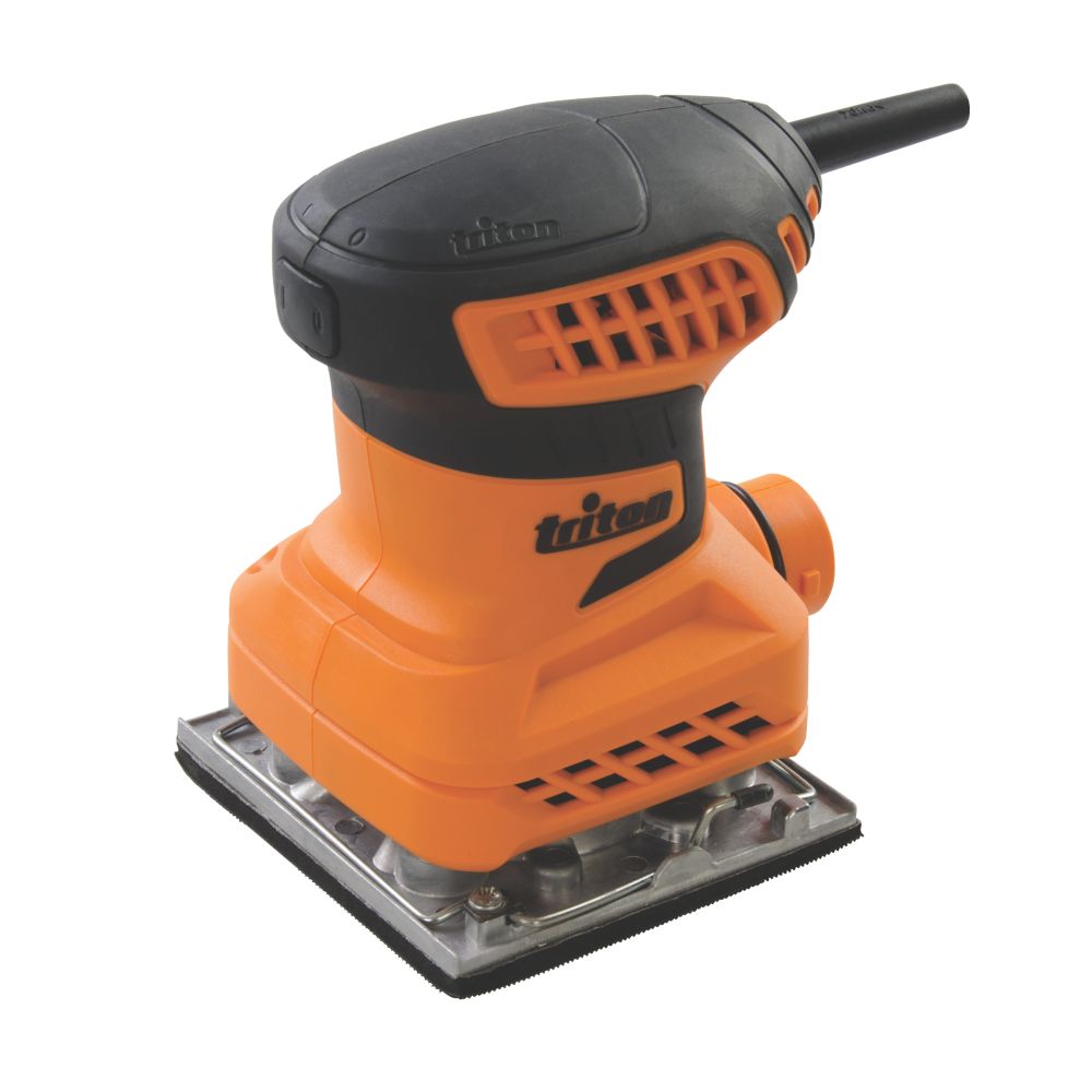 Triton Power Tools Ponceuse orbitale 1/4 feuille filaire 240V Triton TQTRSS 200W