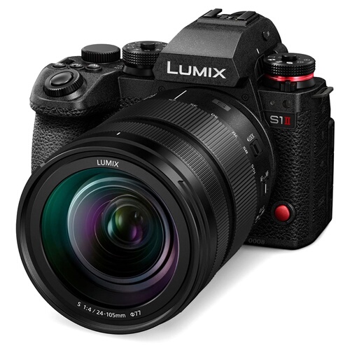 Panasonic kit Hybride Full Frame Lumix S1 II noir + Optique 24-105mm