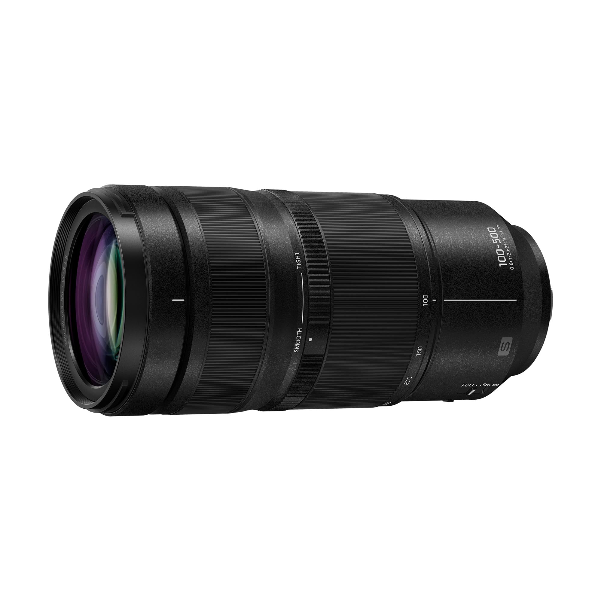 Panasonic Téléobjectif ultra compact Lumix S Full Frame 100-500mm F5-7.1 O.I.S Noir pour Monture L