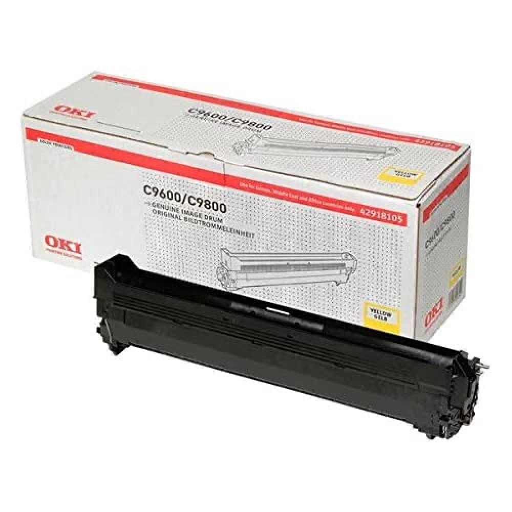 Oki C9600, C9650, C9800, C9850 tambour jaune capacité standard 30.000 pages pack de 1