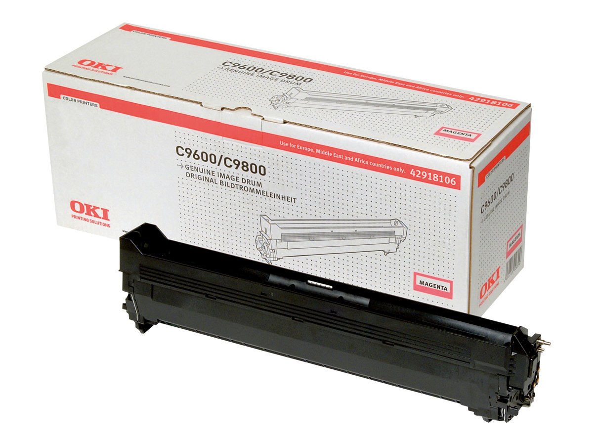 Oki C9600, C9650, C9800, C9850 tambour magenta capacité standard 30.000 pages pack de 1