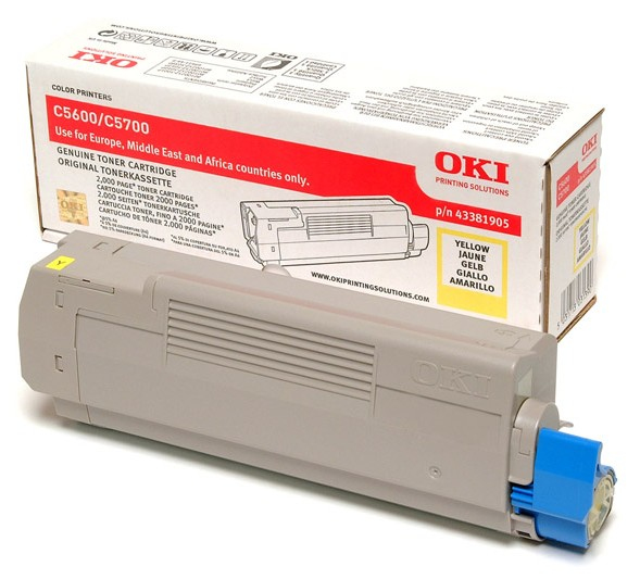 Oki Toner/yellow 2000sh f C5600 C5700
