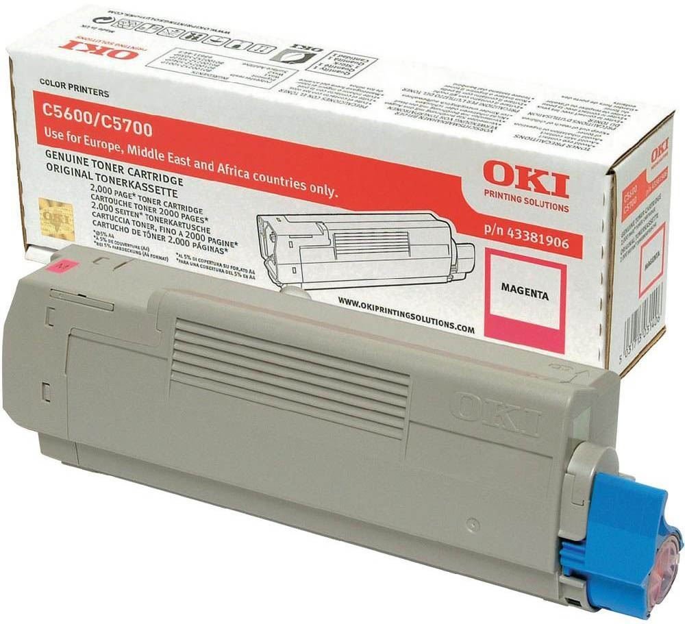 Oki Toner/magenta 2000sh f C5600 C5700