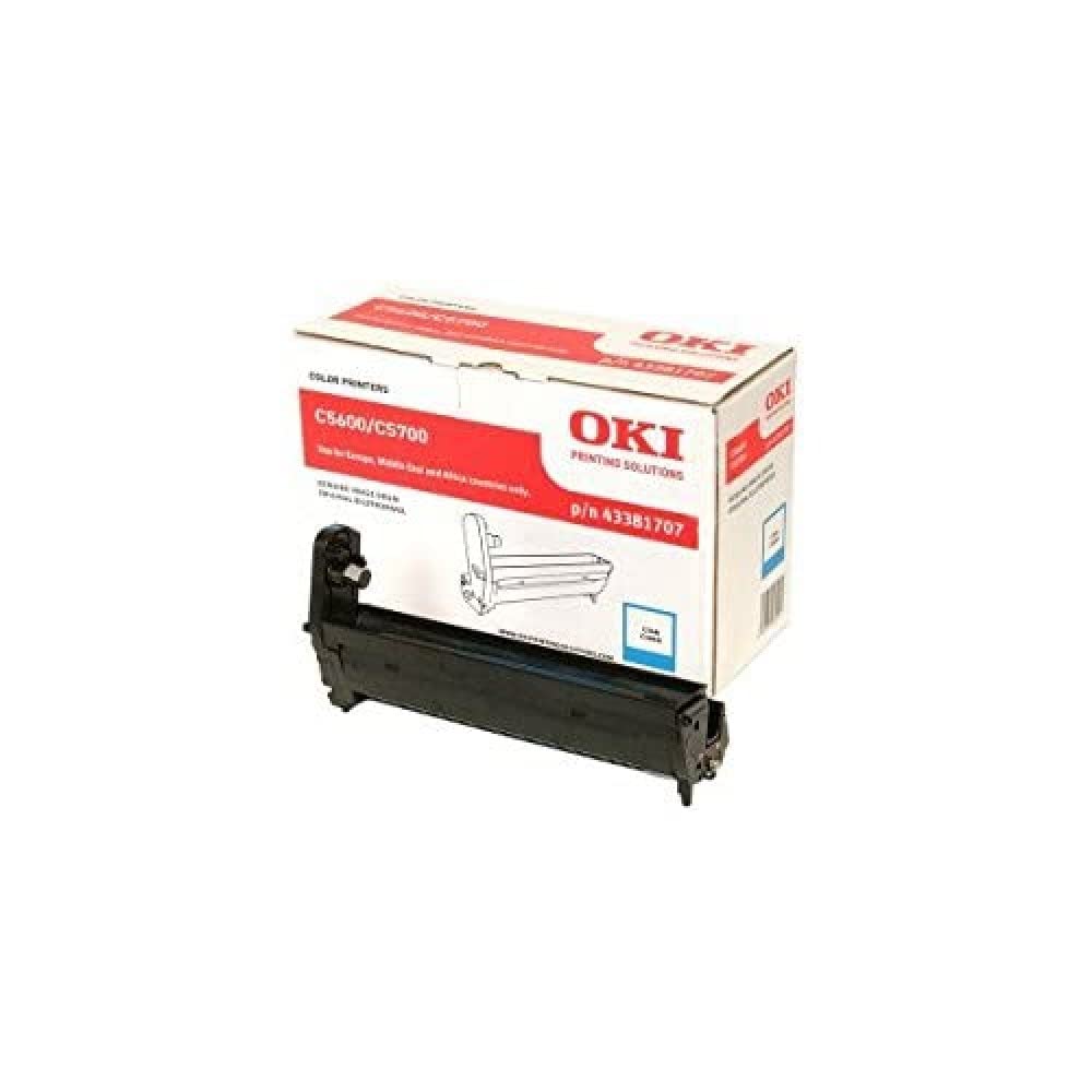 Oki C5600, C5700 tambour cyan capacité standard 20.000 pages pack de 1