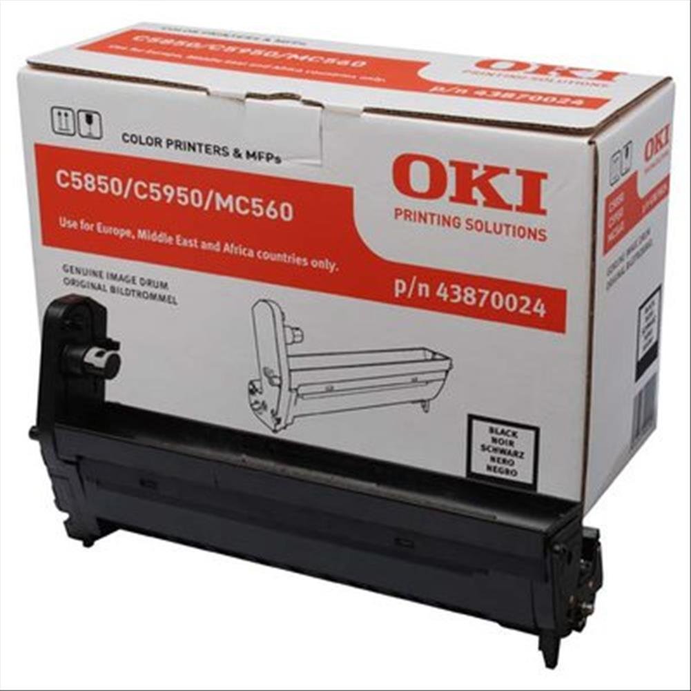 Oki C5850, C5950 tambour noir capacité standard 20.000 pages pack de 1