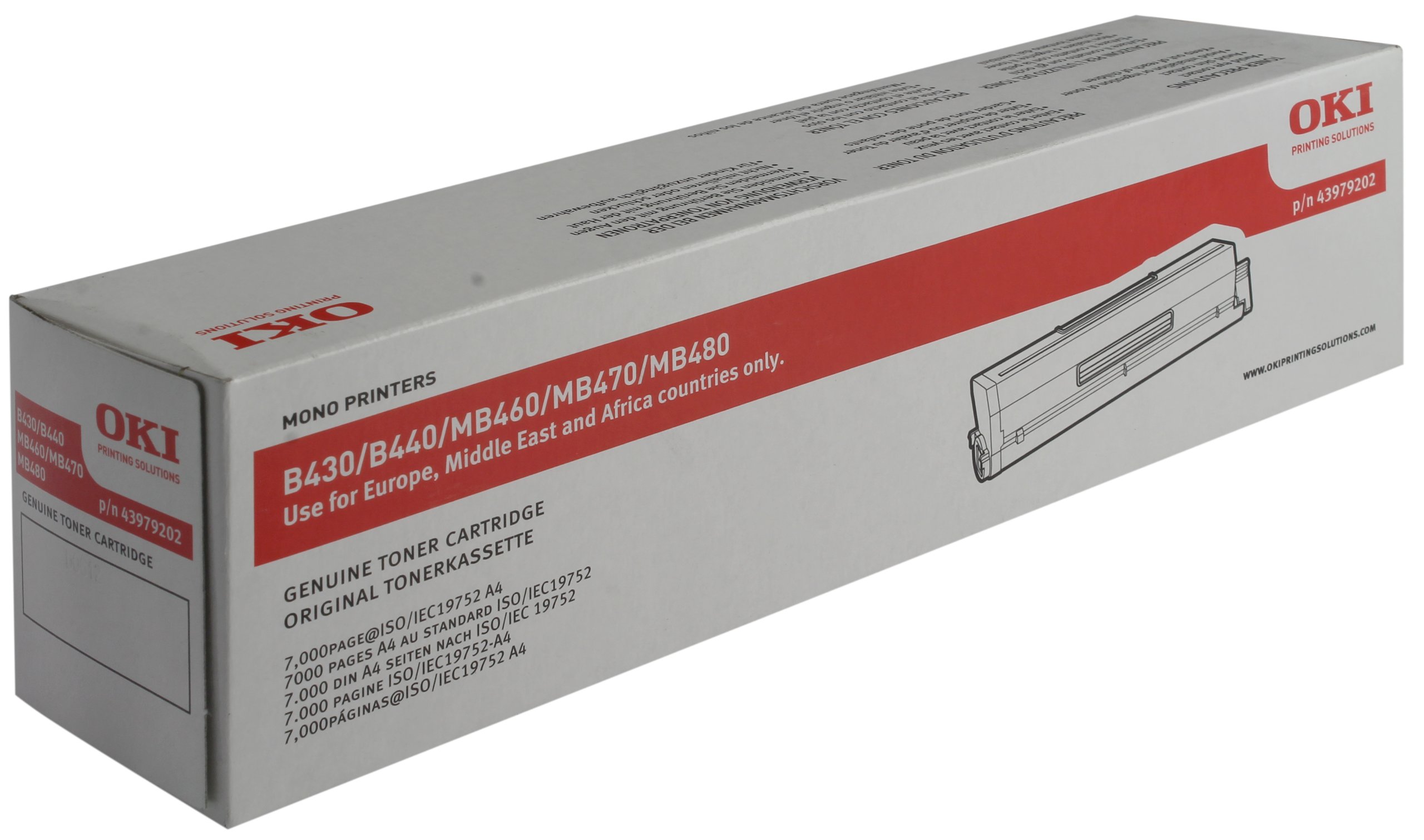 Oki B430/440 Black Toner 7K IEC 19752