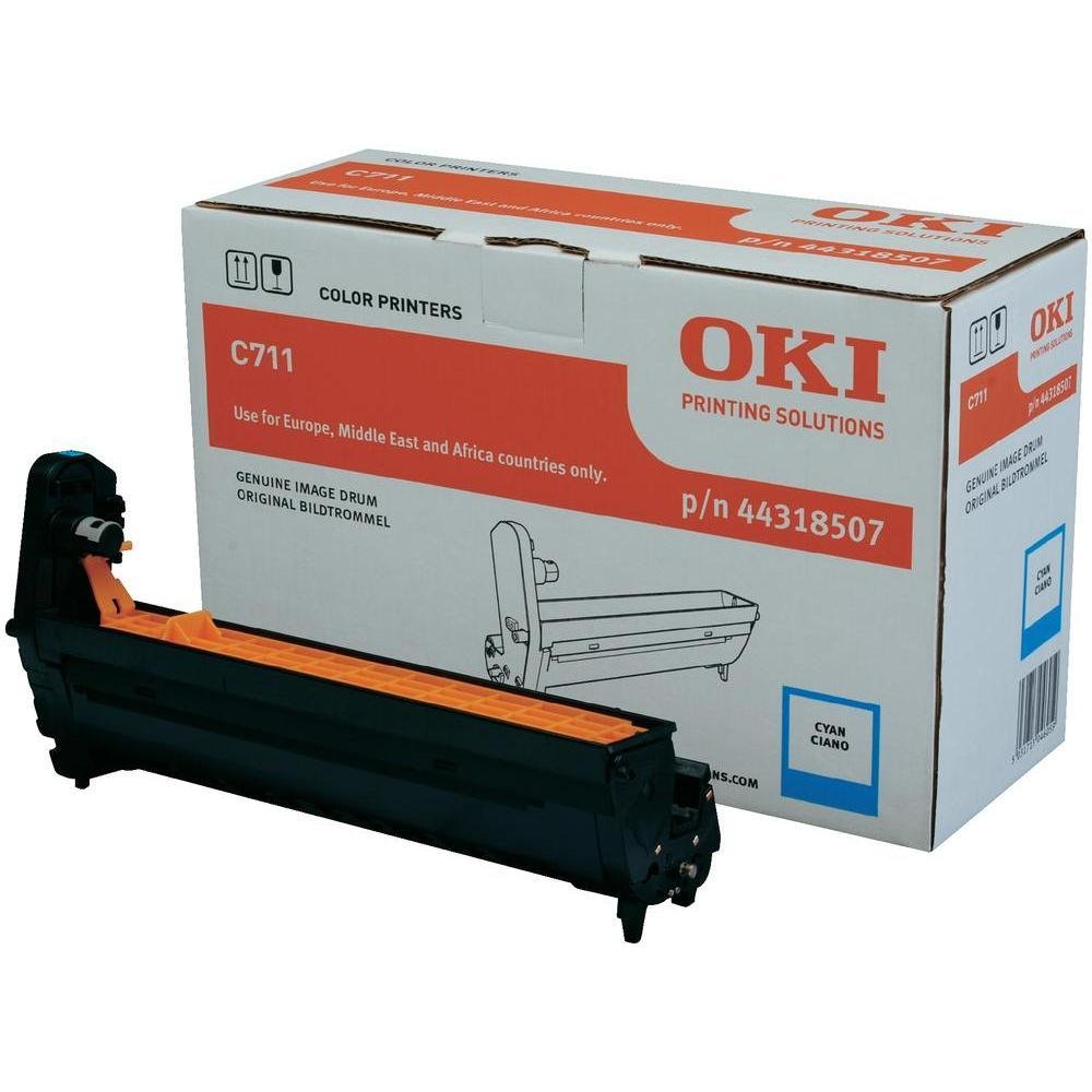 Oki C711 cartouche de tambour cyan capacité standard 20.000 pages pack de 1