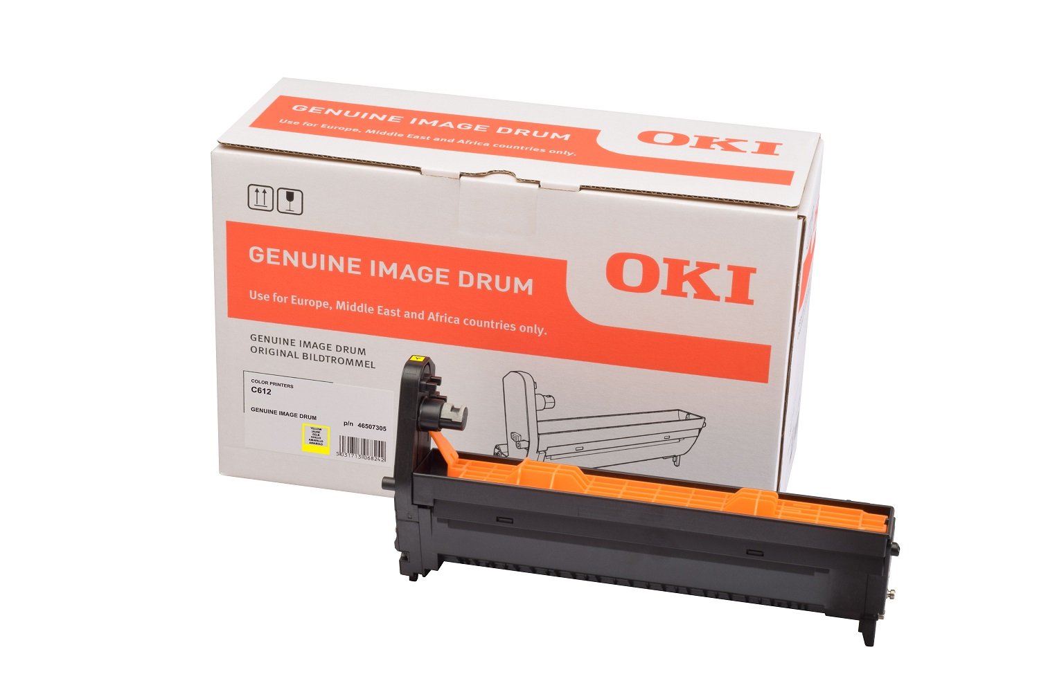 Oki Drum Yellow C612