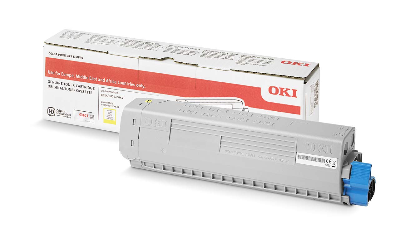 Oki TONER-Y-C824/834/844 - Jaune