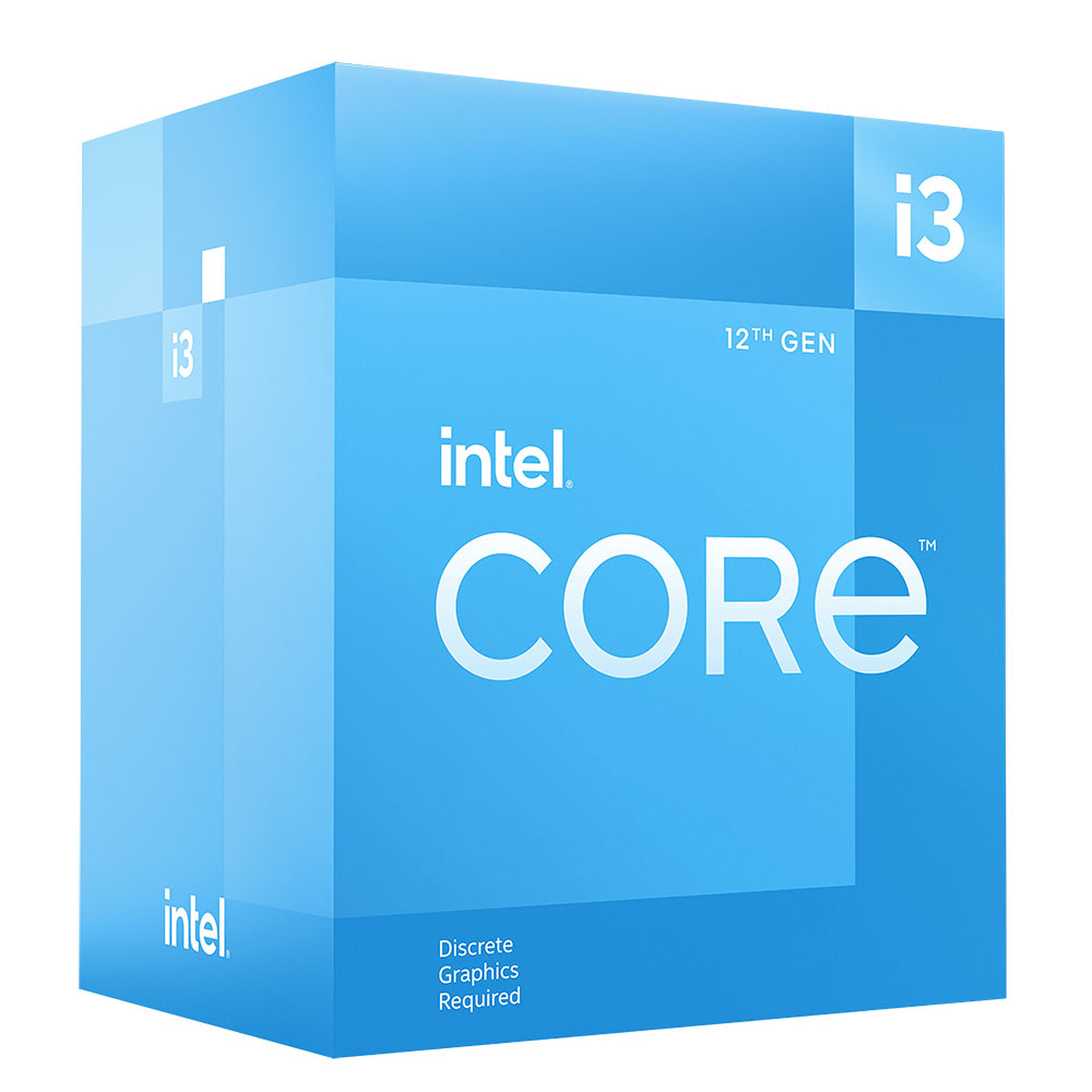 INTEL Processeur Core i3-12100F Quad-Core 3.3 GHz Socket 1700