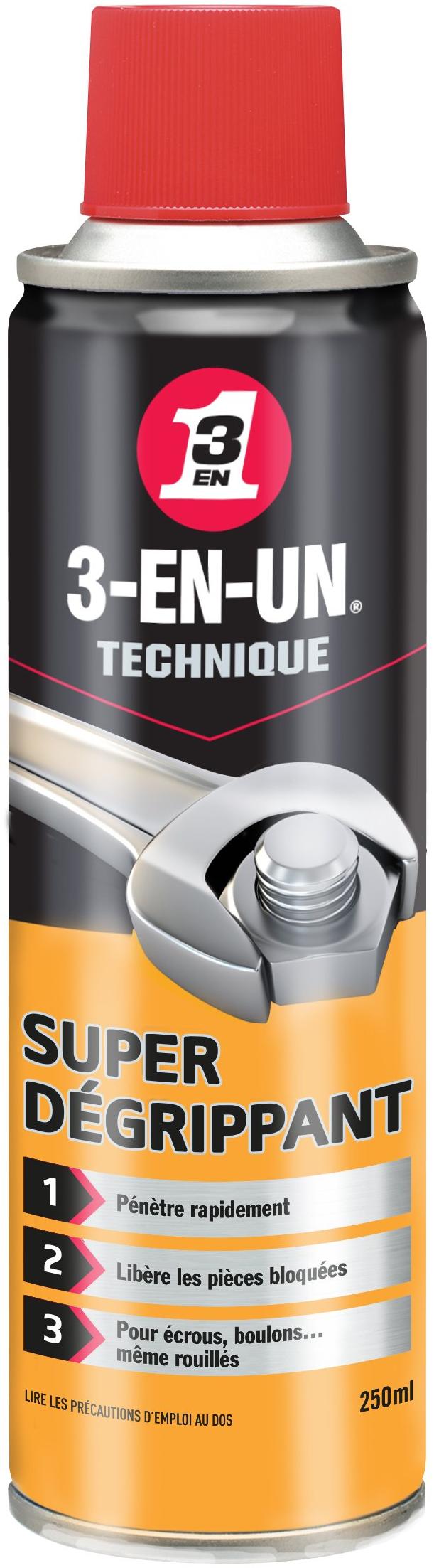 3-EN-1 Modèle du produit : 3-EN-1 Super Dégrippant 3-EN-UN TECHNIQUE 250ml