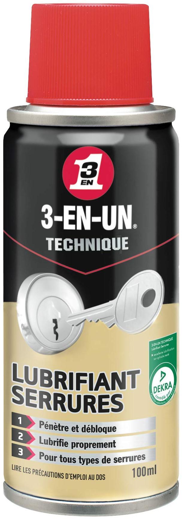 3-EN-1 3-EN-1 Lubrifiant Serrures 3-EN-UN TECHNIQUE 100ml