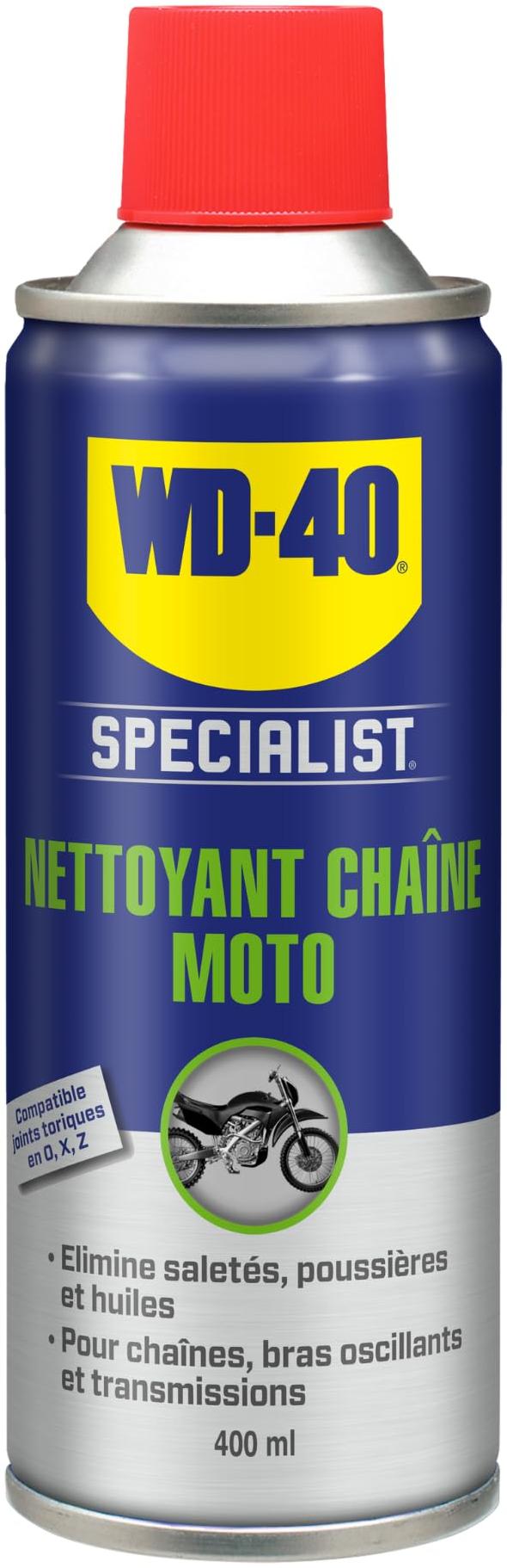 WD-40 Modèle du produit : Nettoyant chaîne de moto WD40 400 ml