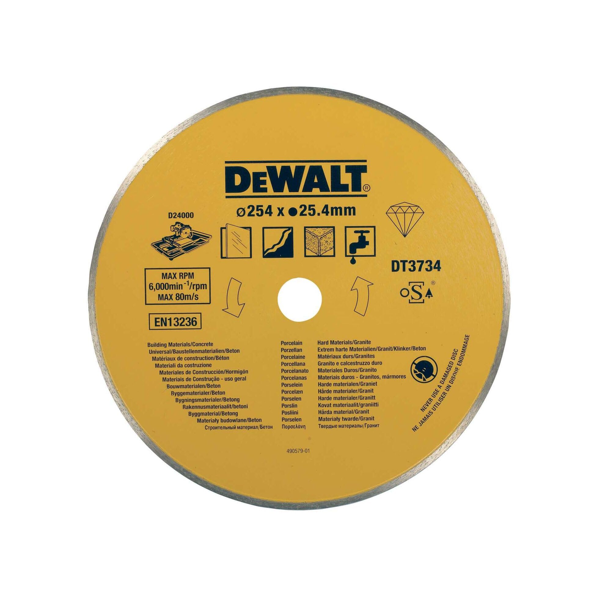 DeWalt DEWALT Diamanttrennscheibe Eco4 250mm