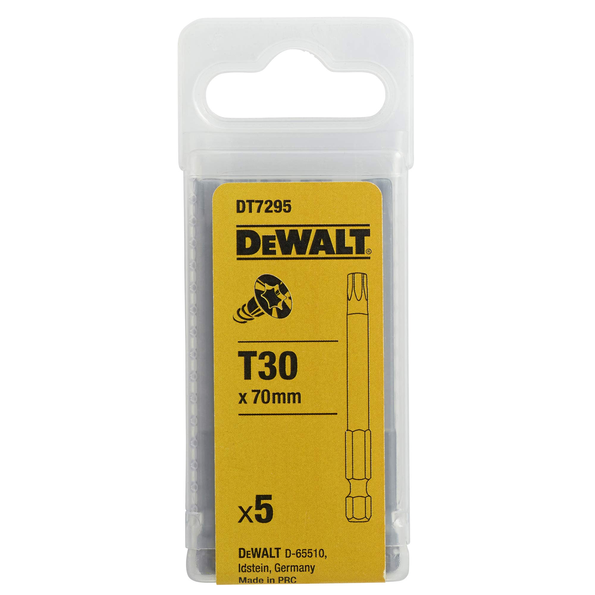 DeWalt DEWALT Torsion Bit T30 70mm 5Stk