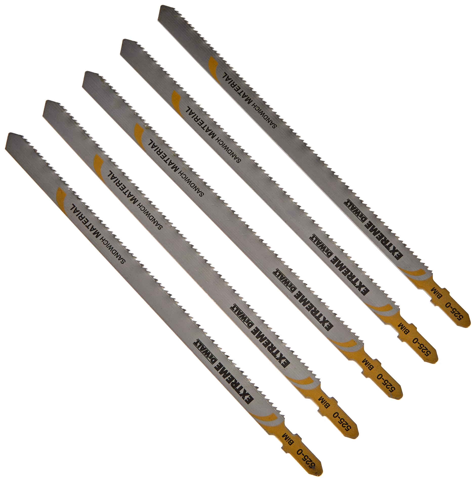 DeWalt DEWALT Stichsaegeblatt BIM Sandwich <120mm 5Stk