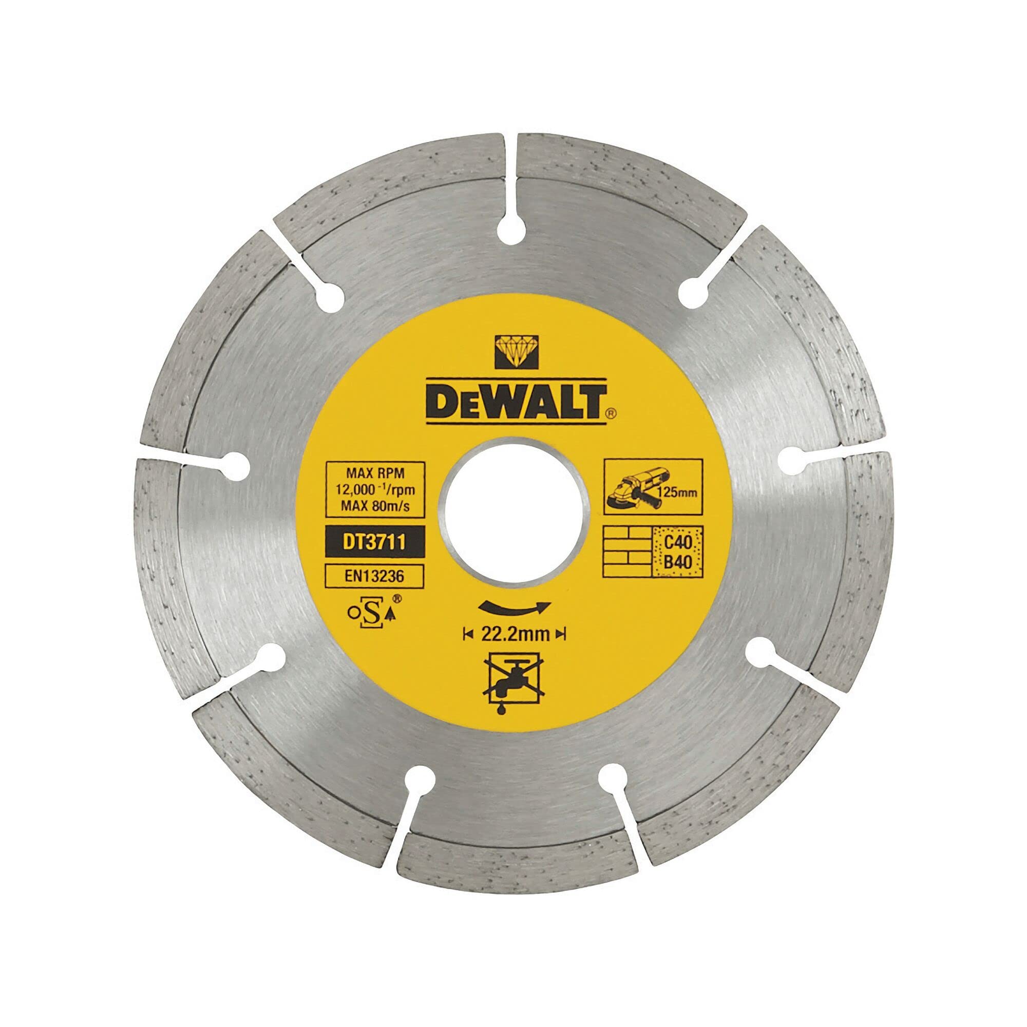 DeWalt DEWALT Diamanttrennscheibe Eco1 Universal 125mm