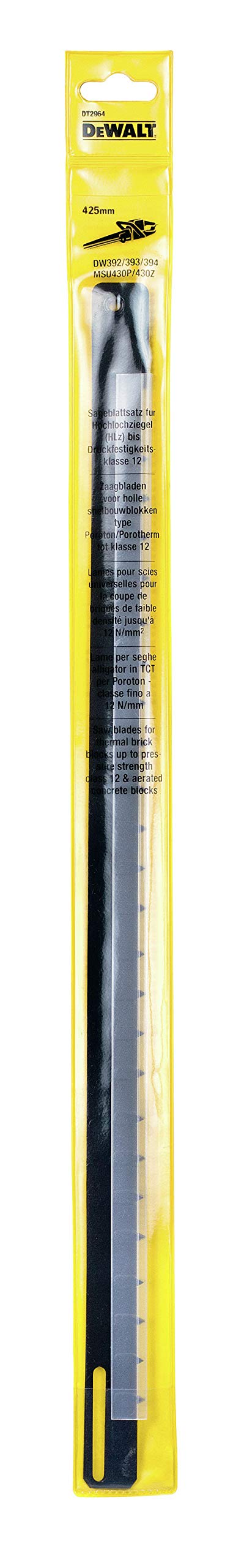 DeWalt DEWALT Spezialsaegeblatt HM Poroton 425mm