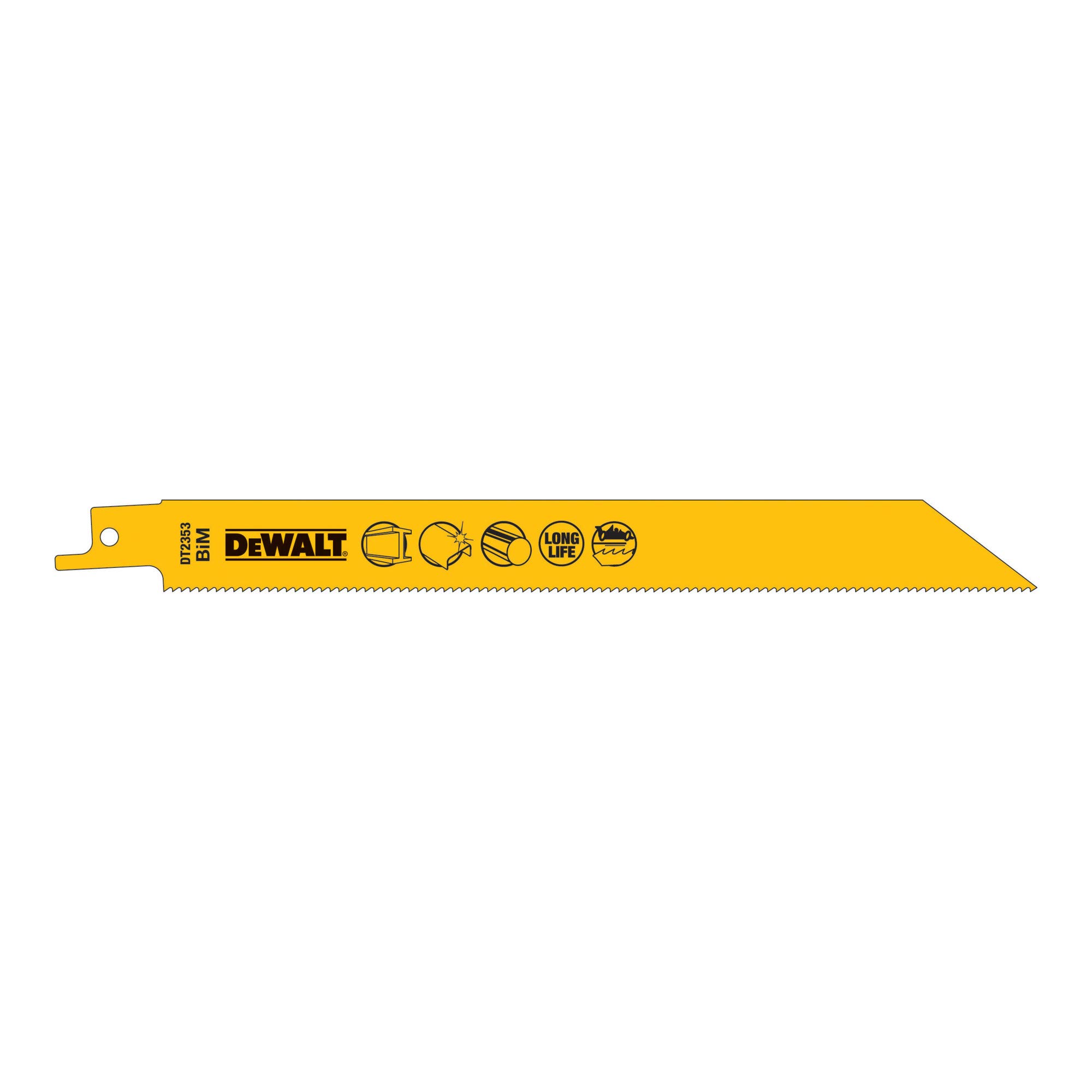 DeWalt DEWALT Saebelsaegeblatt BIM Metall 203mm