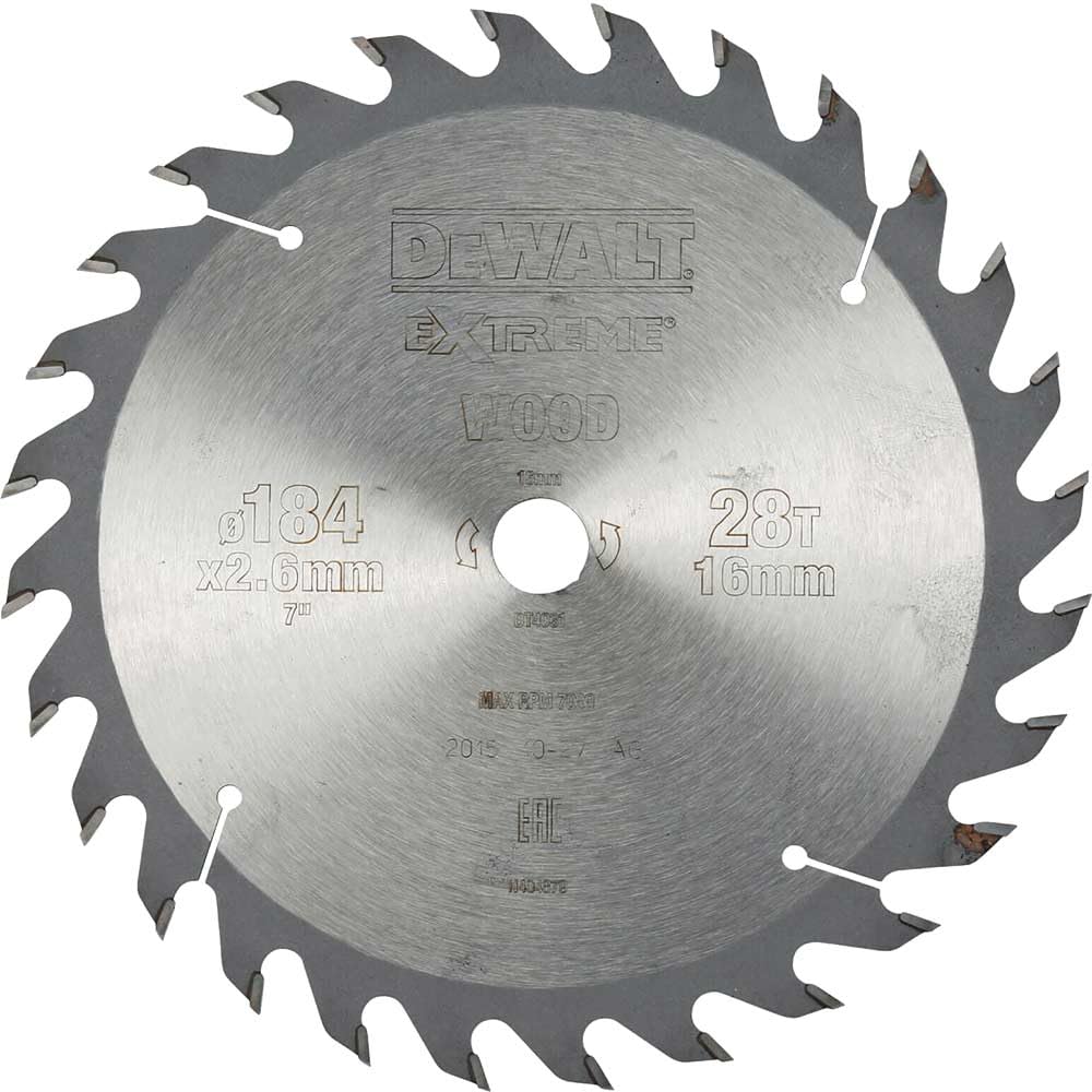 DeWalt DEWALT Kreissaegeblatt Handkr. 165/30mm 24WZ