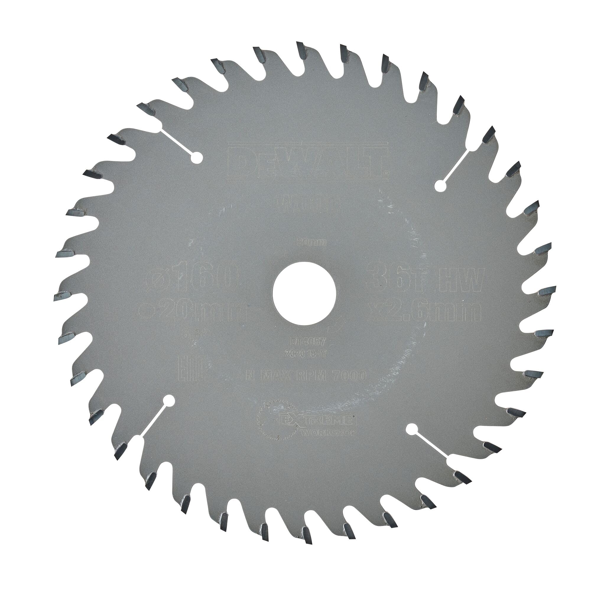 DeWalt DEWALT Kreissaegeblatt Handkr. 160/20mm 36WZ