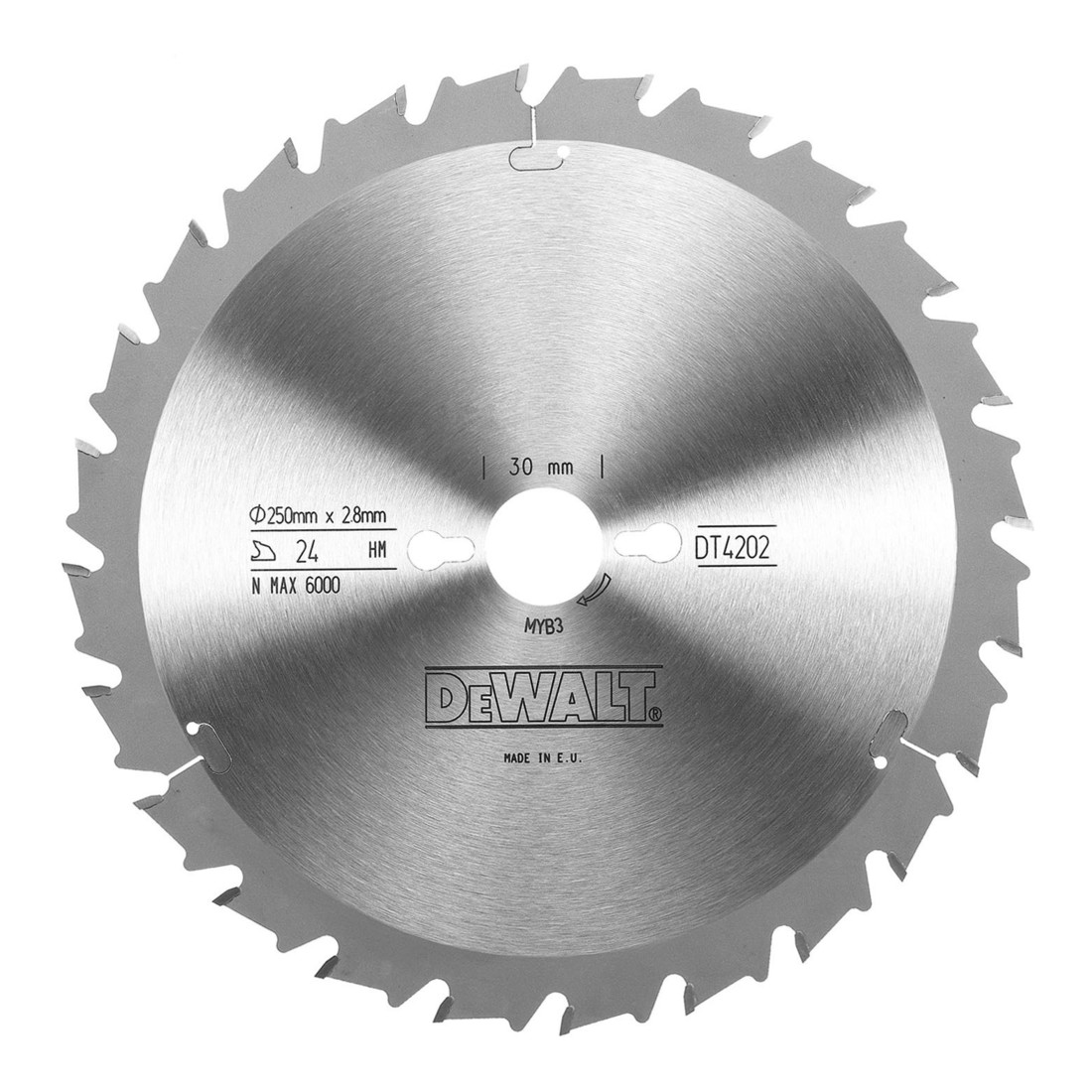 DeWalt DEWALT Kreissaegeblatt stat. 250/30mm 24FZ