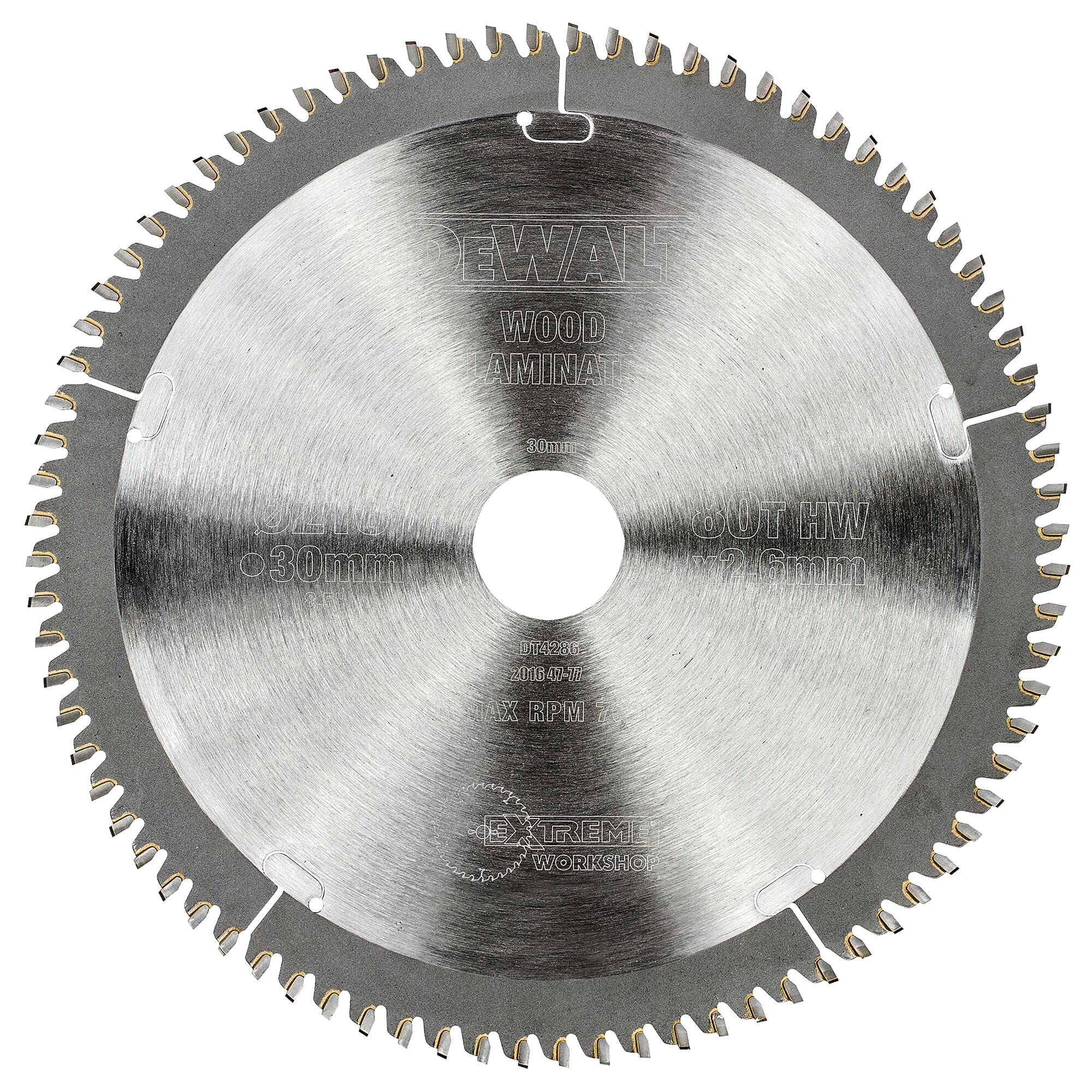 DeWalt DEWALT Kreissaegeblatt stat. 216/30mm 80TFZ
