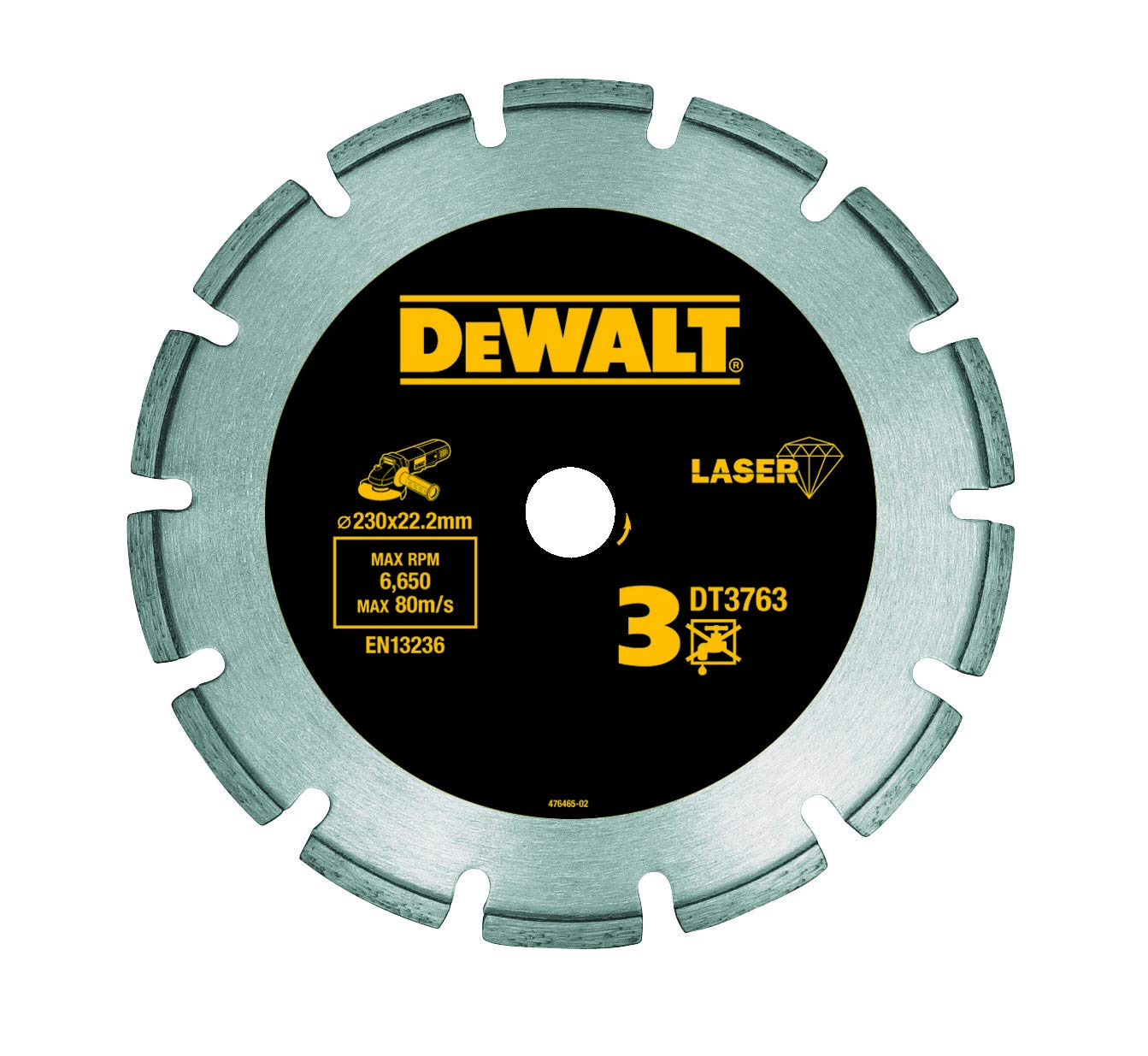 DeWalt DEWALT Diamanttrennscheibe LaserHP3 230mm