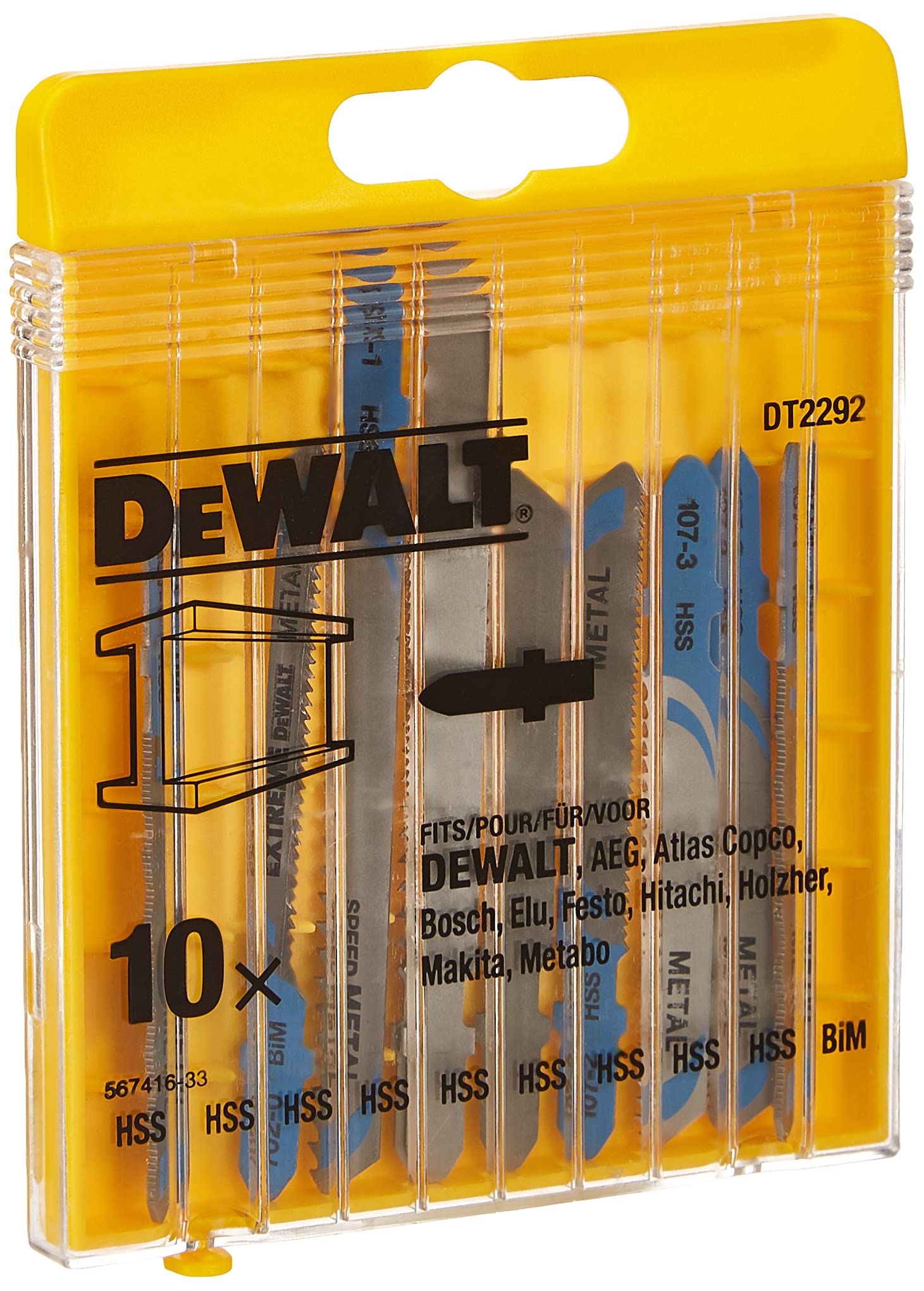 DeWalt 10 pièces