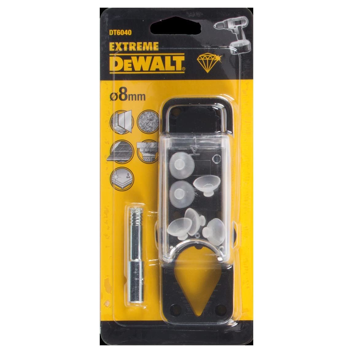 DeWalt DEWALT Fliesenbohrer Diamant 8mm