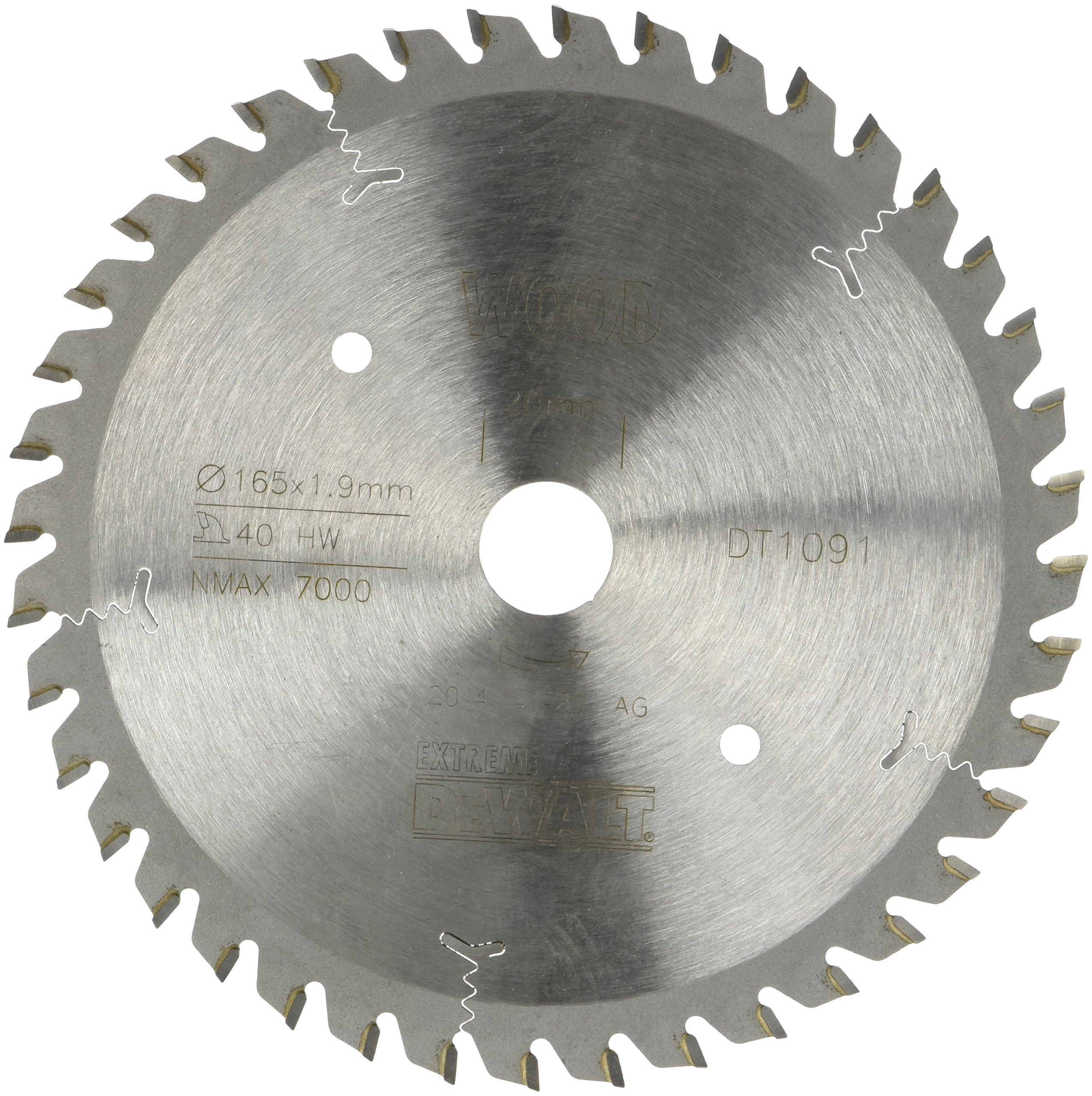 DeWalt DEWALT Kreissaegeblatt Handkr. 165/20mm 40WZ