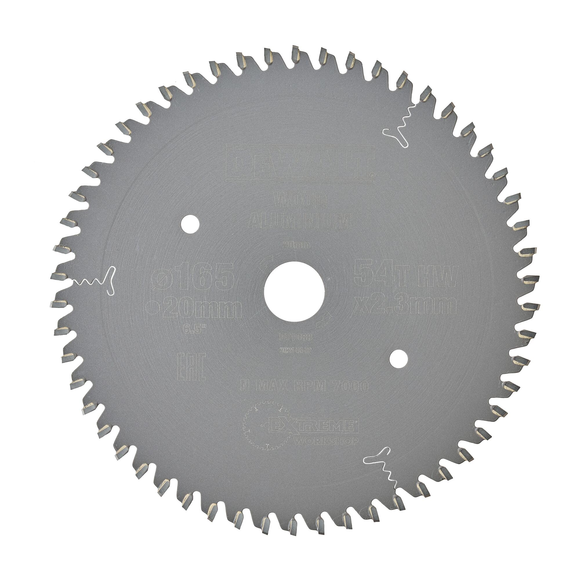 DeWalt DEWALT Kreissaegeblatt Handkr. 165/20mm 54TFZ