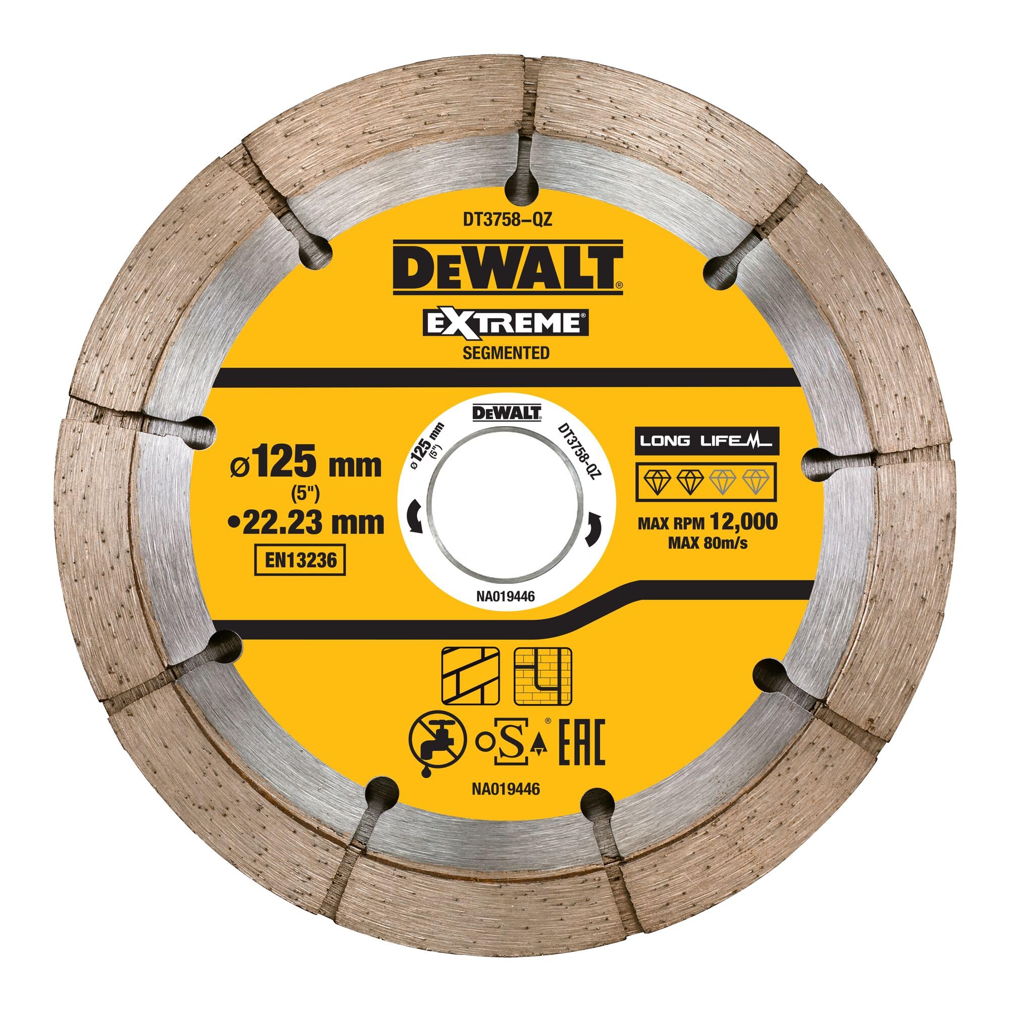 DeWalt DEWALT Diamanttrennscheibe Sandwich 125x22,2mm