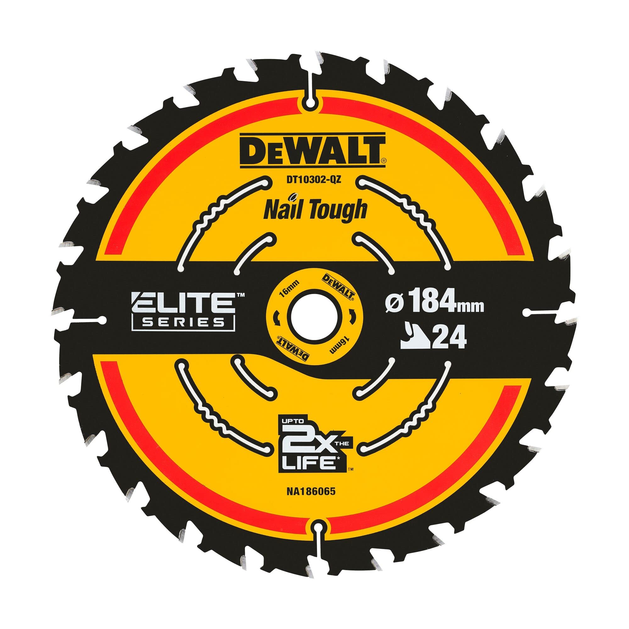DeWalt DEWALT ELITE Kreissaegeblaett. 184/16 mm 24WZ